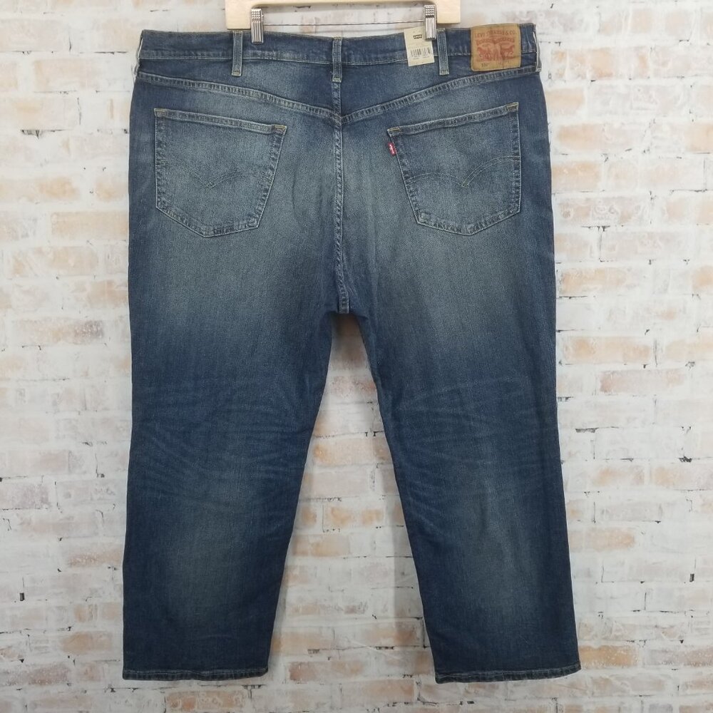 NWT Levi's 559 Relaxed Fit Straight Leg Denim Blue Jeans Men's 48 x 30 Stretch - Picture 4 of 7